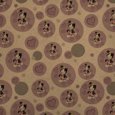 GRAPHICS & MORE Animaniacs Dot Hearts Premium Kraft Gift Wrap Wrapping Paper Roll