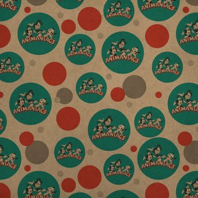 GRAPHICS & MORE Animaniacs B&W Logo Premium Kraft Gift Wrap Wrapping Paper Roll