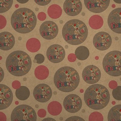 GRAPHICS & MORE Pinky & The Brain Character Pinky Premium Kraft Gift Wrap Wrapping Paper Roll
