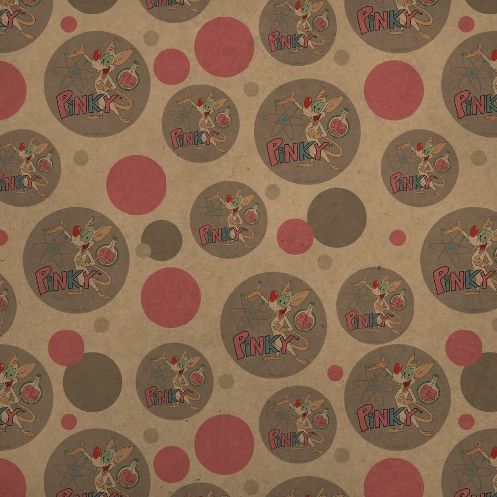 GRAPHICS & MORE Pinky & The Brain Character Pinky Premium Kraft Gift Wrap Wrapping Paper Roll