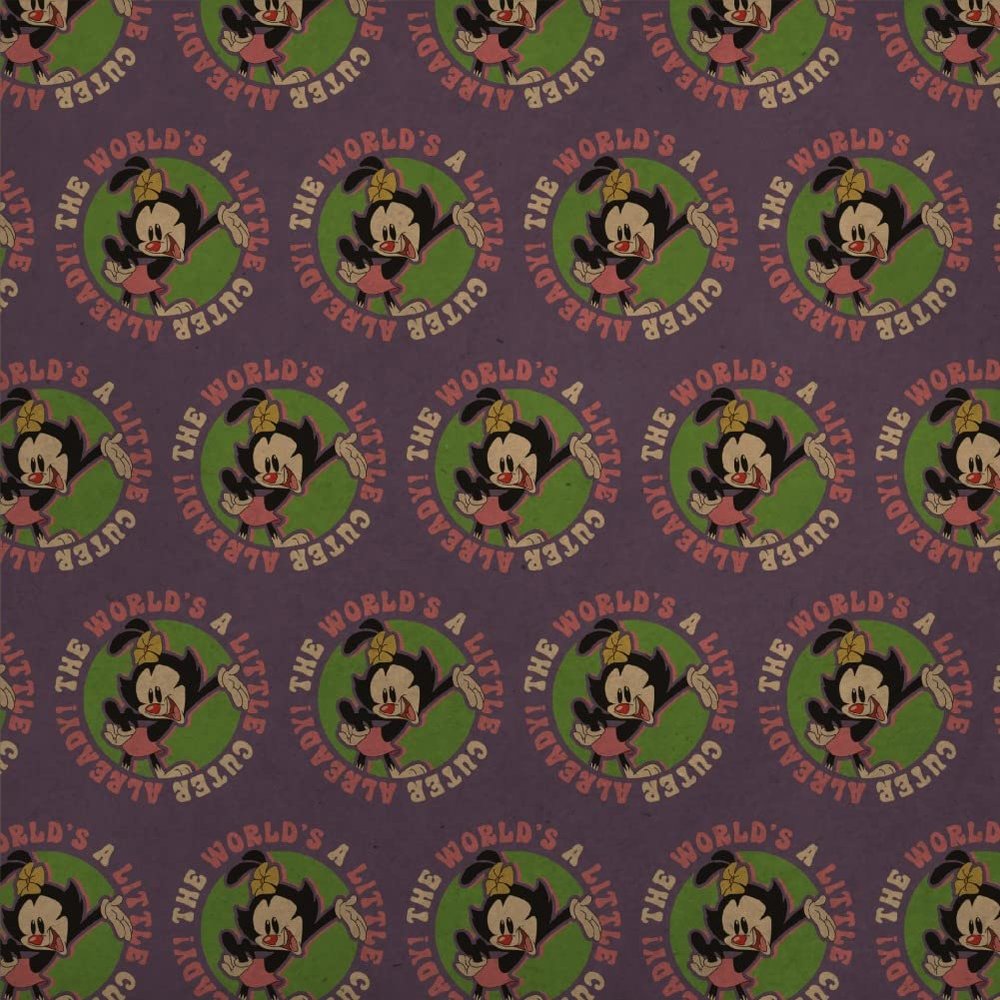 GRAPHICS & MORE Animaniacs World's Cuter Premium Kraft Roll Gift Wrap Wrapping Paper