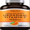 Piping Rock Liposomal Vitamin C | 1650mg | 250 Softgel Capsules | High Potency | Non-GMO, Gluten Free Supplement view 1
