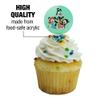 GRAPHICS & MORE Animaniacs Group Cupcake Picks Toppers Decoration Set of 6 view 3