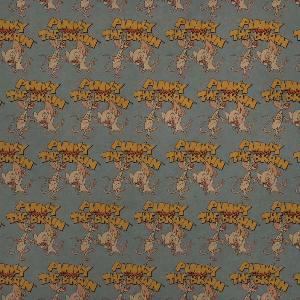 GRAPHICS & MORE Pinky & the Brain Logo Premium Kraft Roll Gift Wrap Wrapping Paper