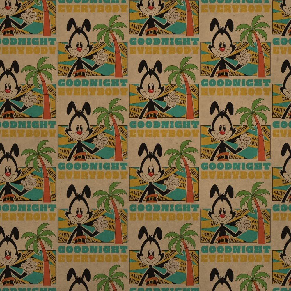 GRAPHICS & MORE Animaniacs Goodnight Everybody Premium Kraft Roll Gift Wrap Wrapping Paper