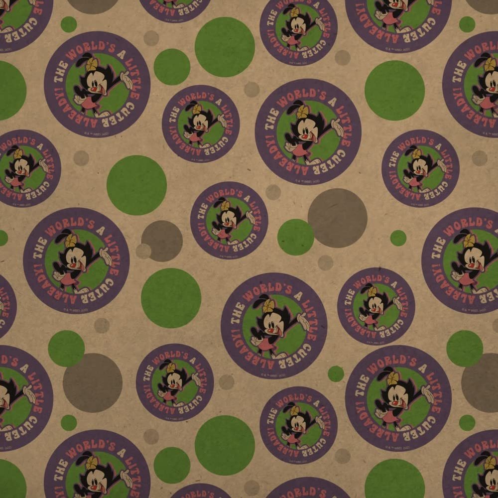 GRAPHICS & MORE Animaniacs World's Cuter Premium Kraft Gift Wrap Wrapping Paper Roll