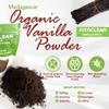 1oz Organic Madagascar Vanilla Bean Powder. Certified USDA Organic. Ground whole Gourmet Pods by FITNCLEAN VANILLA| Raw Natural Unsweetened No Additives NON-GMO view 4
