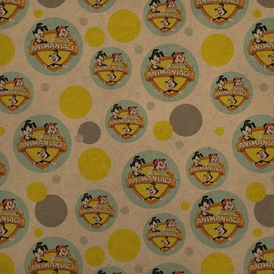 GRAPHICS & MORE Animaniacs Crest Premium Kraft Gift Wrap Wrapping Paper Roll