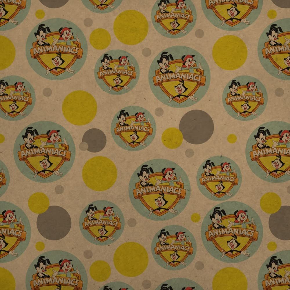 GRAPHICS & MORE Animaniacs Crest Premium Kraft Gift Wrap Wrapping Paper Roll