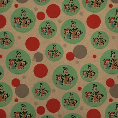 GRAPHICS & MORE Animaniacs Group Premium Kraft Gift Wrap Wrapping Paper Roll
