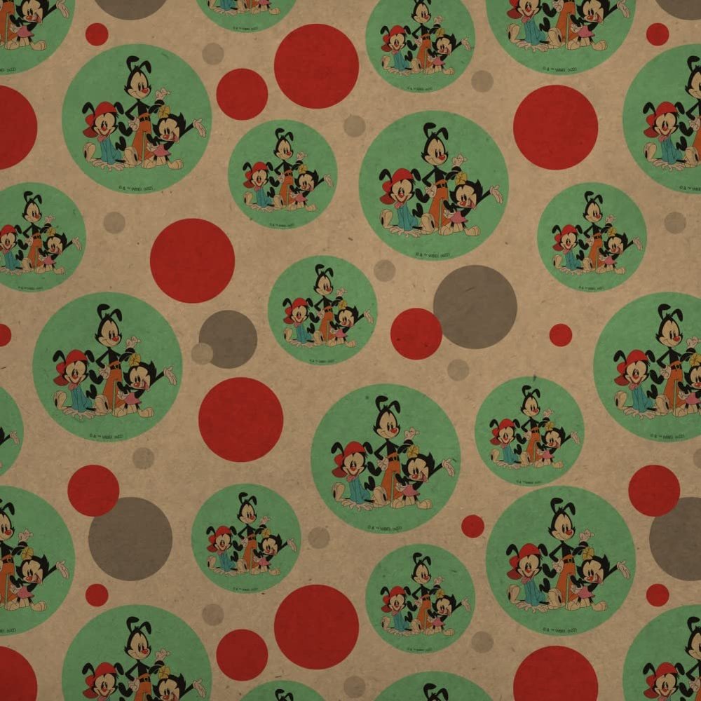 GRAPHICS & MORE Animaniacs Group Premium Kraft Gift Wrap Wrapping Paper Roll
