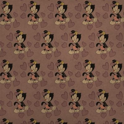 GRAPHICS & MORE Animaniacs Dot Hearts Premium Kraft Roll Gift Wrap Wrapping Paper