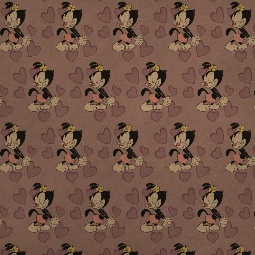 GRAPHICS & MORE Animaniacs Dot Hearts Premium Kraft Roll Gift Wrap Wrapping Paper