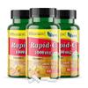 America Medic & Science Rapid-C 1000mg Vitamin C Supplement (3 Pack of 100 Tablets) Energy Booster, Daily Immune System Support, Antioxidant | Vegan, Non-GMO Coated Ascorbic Acid for Adult Men & Women view 1