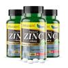 America Medic & Science Chelated Zinc 50 mg Supplements (3 Pack of 60 Tablets) Immune Booster and Powerful Antioxidant Pills for Adults Men and Women | Highly Absorbable Mineral, Improves Mood & Sleep view 1