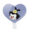 GRAPHICS & MORE Animaniacs Dot Head Heart Love Cupcake Picks Toppers Decoration Set of 6 view 2