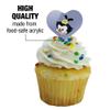 GRAPHICS & MORE Animaniacs Dot Head Heart Love Cupcake Picks Toppers Decoration Set of 6 view 3
