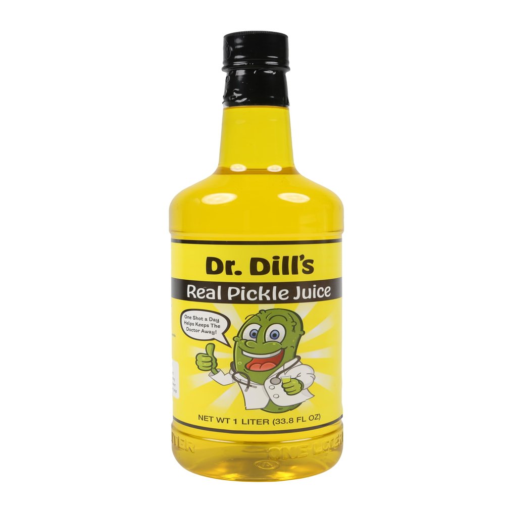 Deli Direct Dr. Dill Pickle Juice 32 oz, for Leg Cramps, Sour Pickle Juice, Made from Real Dill Pickles, Pickle Shots for Cramps