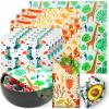 Reusable Beeswax Wrap - 9 Pack, Beeswax Wraps for Food, Eco-Friendly Beeswax Food Wrap, Organic, Sustainable, Biodegradable, Zero Waste, Plastic-Free Food Storage (1L Giraffe | 3M Fox | 5S Bird) view 1