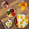 Reusable Beeswax Wrap - 9 Pack, Beeswax Wraps for Food, Eco-Friendly Beeswax Food Wrap, Organic, Sustainable, Biodegradable, Zero Waste, Plastic-Free Food Storage (Orange | Strawberry | Blueberry) view 4
