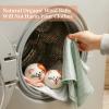 Dryer Balls Laundry Reusable - XL Wool Dryer Balls - Handmade Cute, Extra Large Dryer Balls, Shorten Drying Time, Organic Wool - Dry 1000+ Loads (3 Pack Cat Shape) view 2