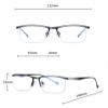 Transition Photochromic Bifocal Reading Glasses Men half frame Hyperopia Eyeglasses Women Presbyopic Reader Sunglasses (black, 3, multiplier_x) view 3