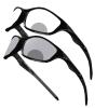 COTIA Wrap Around Photochromic Bifocal Reading Glasses for Men Cycling Driving Sports Transition Readers Glasses (black, 0, multiplier_x) view 1