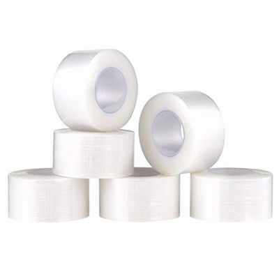 6 Rolls Micropore Adhesive Tape, Clear Medical Tape Breathable Eyelash Extension Tape, 1 Inch Wide, 10 Yard Each Roll