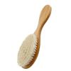 Healifty 3pcs Shower Comb Hairdressing Brush Handle Natural Wool Easy Detangling view 2