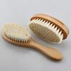 Healifty 3pcs Shower Comb Hairdressing Brush Handle Natural Wool Easy Detangling view 4
