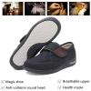 FZYUAN Unisex Extra Wide Diabetic Slippers for Winter, Diabetic Walking Shoes for Swollen Feet, Ajustable Non-Slip Orthopedic Slippers Elderly Warm Arthritis Swollen Feet Shoes,Gray,women 11/men 8 view 2