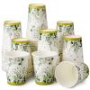 Panelee 64 Pcs Wedding Disposable Cups Bulk Eucalyptus Sage Green Coffee Cups for Wedding Bridal Shower Baby Shower, Birthday & Holidays view 1