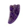 Natural Amethyst Roller Massager Jade Massage Roller Gouache Guasha Stone Scraping Crystal Jade Roller Set,Gua Sha B view 1