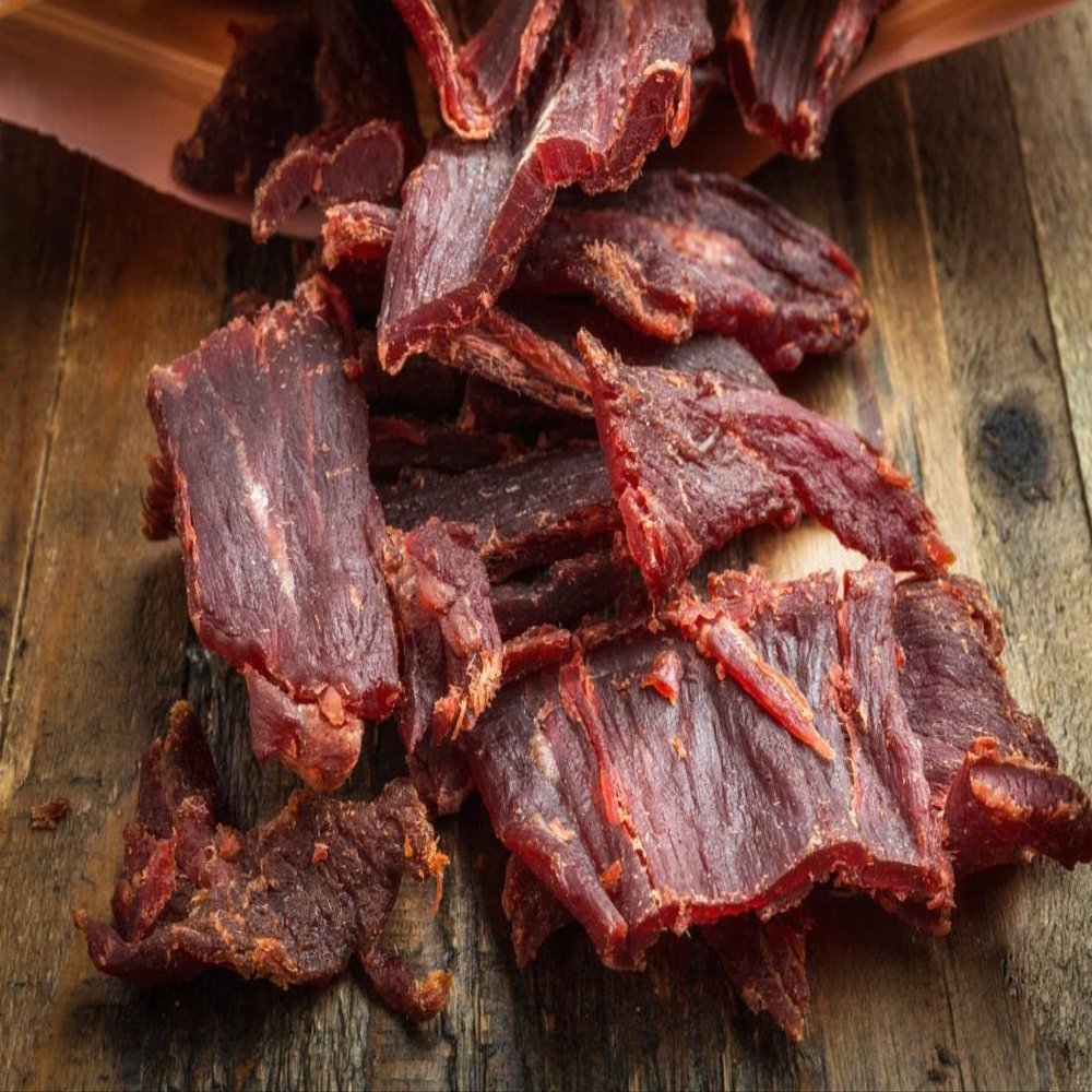 Wellborn 2R Premium Beef Jerky, Mesquite Smoked 100% Natural Beef Jerky Keto Friendly 4oz Bags (Premium Peppered Beef Jerky), 4.0 Ounce, 4.0 ounces