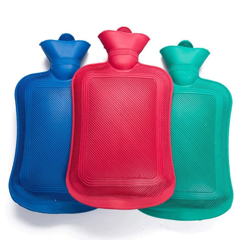Acever Classic Hot Water Bottle Rubber Bag to Keep Warm in Winter and Relieve Pain, as Well Iced Water Bag (S)