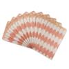 CuteBox 100pcs Pink Leaf Patterned Flat Paper Gift Bags (6 x 9) for Retail, Merchandise, Parties, Party Favors, Weddings, Holidays, Birthdays, Bake Sales view 1
