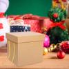 LIFKOME 1pc Christmas Snack Storage Box with Cover Square Package for Parties Diy Box for Holidays and Gatherings Safe Material for Festive Use view 3