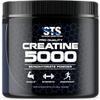 STS Creatine 300 Grams - 100% Pure Raw Creatine Monohydrate Powder, Pre-Workout, Post-Workout, Build Muscle and Stamina - 60 Servings - with Scoop view 1