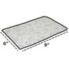 CuteBox 100pcs Silver Paisley Patterned Flat Paper Gift Bags (6 x 9) for Retail, Merchandise, Parties, Party Favors, Weddings, Holidays, Birthdays, Bake Sales view 2