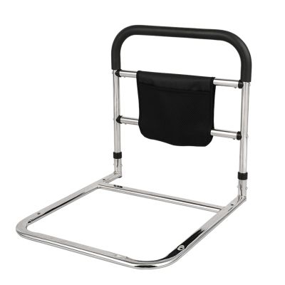 CTVR Stainless Steel Bed Rail, Standing Bar Handle Bedrail, Stability Grab Bar, for Elderly, Seniors, Adults