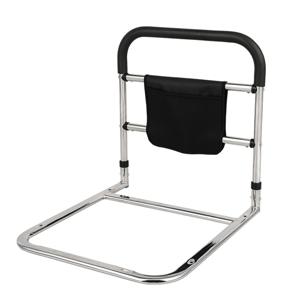 CTVR Stainless Steel Bed Rail, Standing Bar Handle Bedrail, Stability Grab Bar, for Elderly, Seniors, Adults