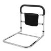 CTVR Stainless Steel Bed Rail, Standing Bar Handle Bedrail, Stability Grab Bar, for Elderly, Seniors, Adults view 1