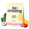 BE AMAZING Super Greens Powder with Prebiotics, Digestive Enzymes & Antioxidants, 35 Fruits & Veggies, Electrolytes & Fiber, Vegan, Gluten Free Juice & Smoothie Mix, Pink Lemonade, 25 Servings view 1