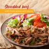 Dele Food Ready to Heat Shredded Beef - Authentic Venezuelan Recipe Made in USA, Fully Cooked Shredded Beef with Sauce, Precooked Meat for Tacos, Burritos, Sandwiches, Family Meals, Frozen 1.2 LB view 2