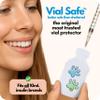 VIAL SAFE | Insulin Vial Protector Case | Secure Insulin Bottle Protector & Cover for 10mL Vials | Fits Humalog, Humulin, NovoLog, NovoRapid, Novolin | 2-Pack | Paw Prints view 2
