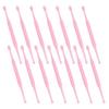 Healifty 90pcs Plastic Wax Portable Cleaning Tool for Home and Salon Use Smooth Edges for Random Color view 3