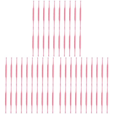 Healifty 60pcs Disposable Plastic Ear Wax Picker Portable Ear Cleaner Tool for Home and Salon Use Random Colors Smooth Ends for Safe Cleaning