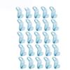 25/50PCS Mini Clothes Hanger for Closet Connector Hooks Cascading Plastic Wardrobe Coat Organizer Rack Holder Space Saving (25PCS Blue) view 1