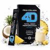 4D Total Body Supplements - Pina Colada 5 Unit Drink Mixes - Electrolytes, Aminos, Vitamins & Energy Powder Packets - Zero Calories & Sugars - Gluten Free, Non-GMO, Keto & Vegan Friendly view 2
