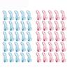 25/50PCS Mini Clothes Hanger for Closet Connector Hooks Cascading Plastic Wardrobe Coat Organizer Rack Holder Space Saving (50 Pcs B) view 1